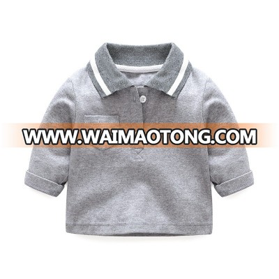 Baby Boys Long Sleeve Polo Shirt Custom Style