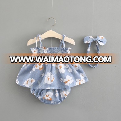 OEM Design  2pcs Pack Baby Girls Clothing Sets