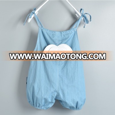 Unisex Shoulder Tie Baby Rompers OEM Supply