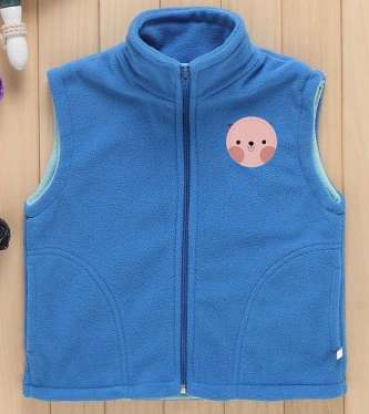 Cheap Price Custom Logo Polar Fleece Children Waistcoat